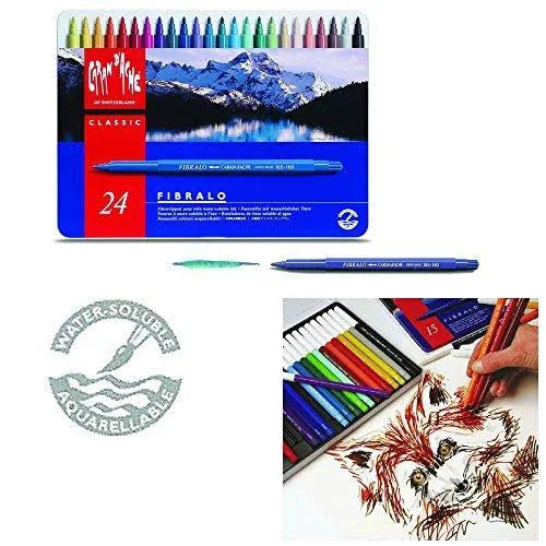 Fibre Tipped Pens, Set/30 C281