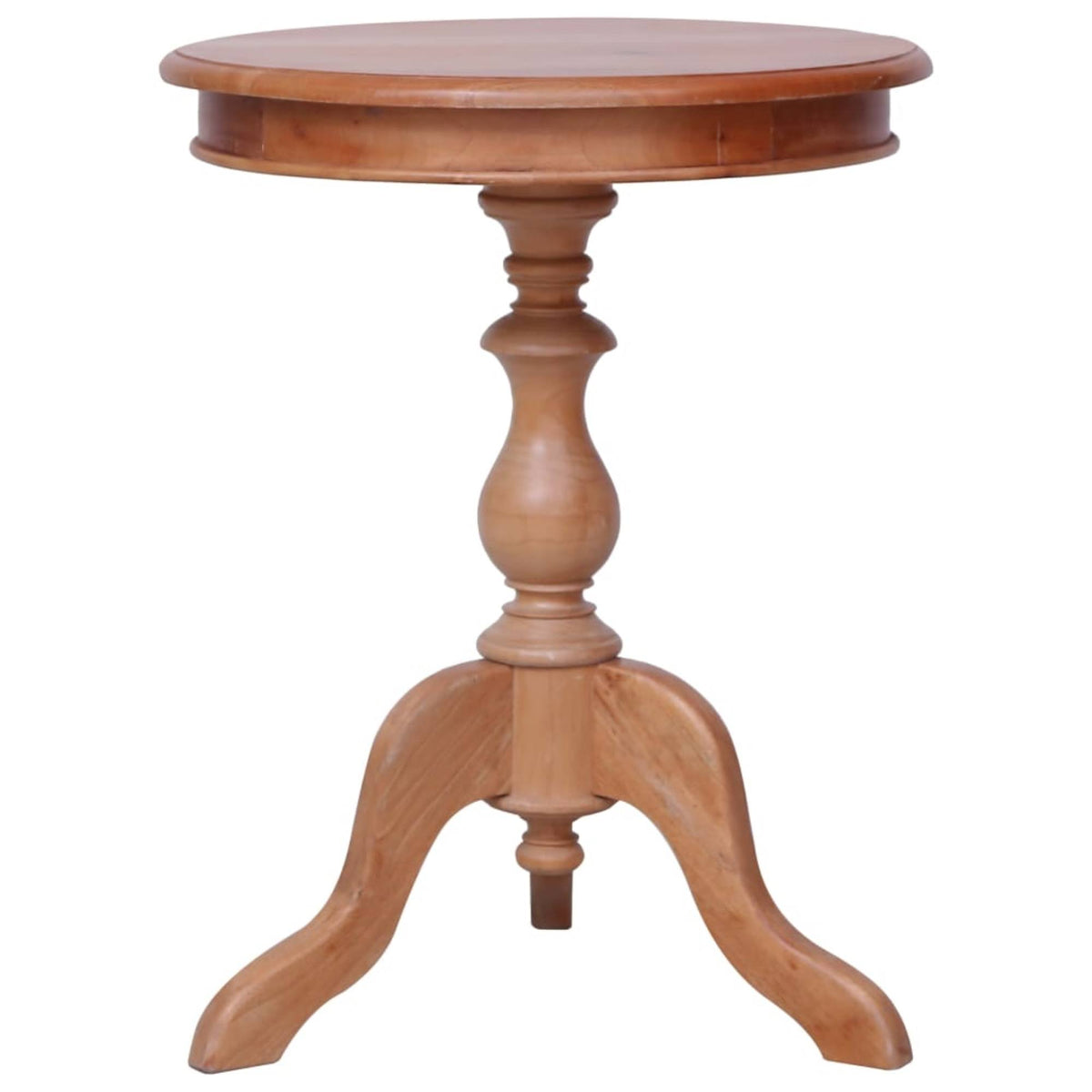 Side Table Natural Solid Mahogany Wood C138