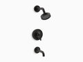 Bath and Shower Faucet Trim with Push-Button Diverter C52915