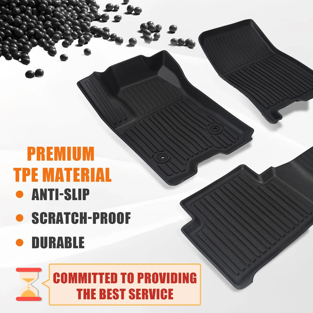 Front Rear Full Set Floor Mats U714