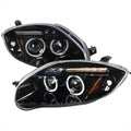 Clear LED Dual Halo Projector Headlights N905515