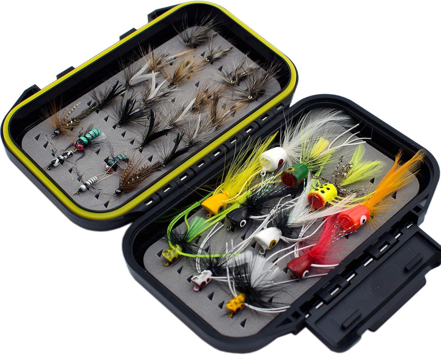 Fly Fishing Flies Kit with Waterproof Fly Box Pack of 2 T27423