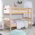 Twin Over Twin Solid Wood Bunk Bed B9241