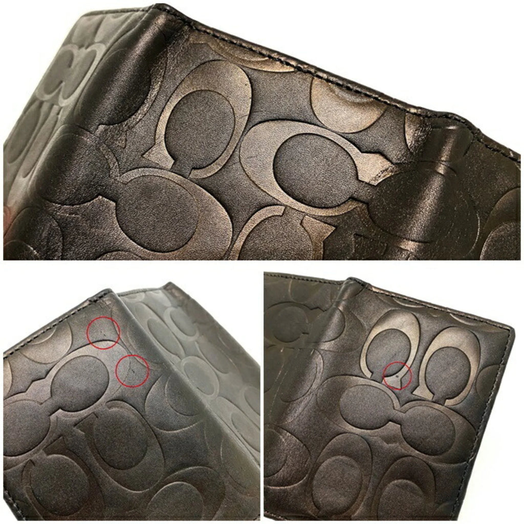 Dark Brown Leather Tri-Fold Wallet O29097