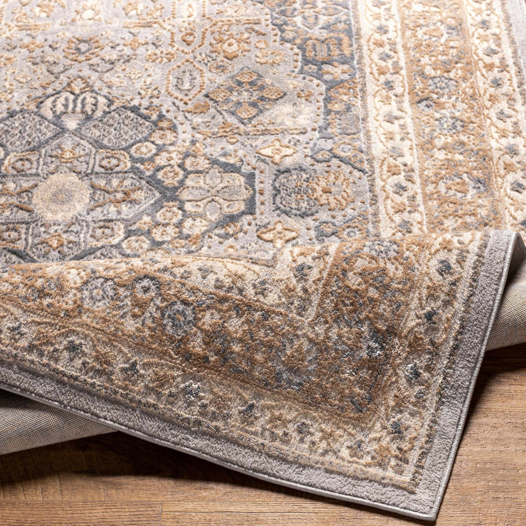 Brown Gray Area Rug S892729