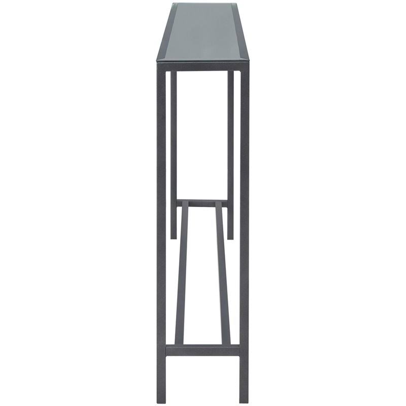 Glass Top Console Table J451