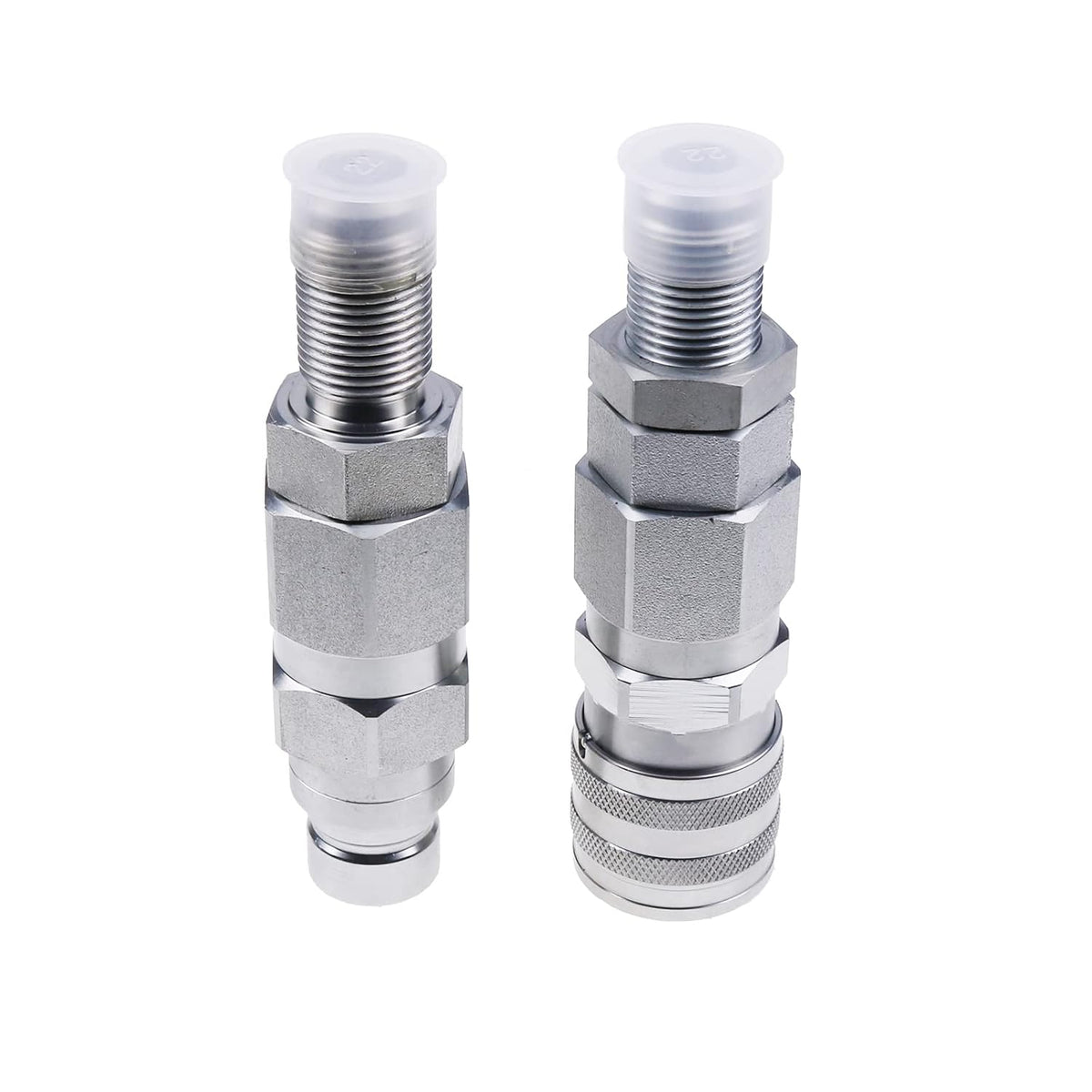 10 JIC Thread 1/2 Flat Face Hydraulic Quick Connect Coupler Set R563525