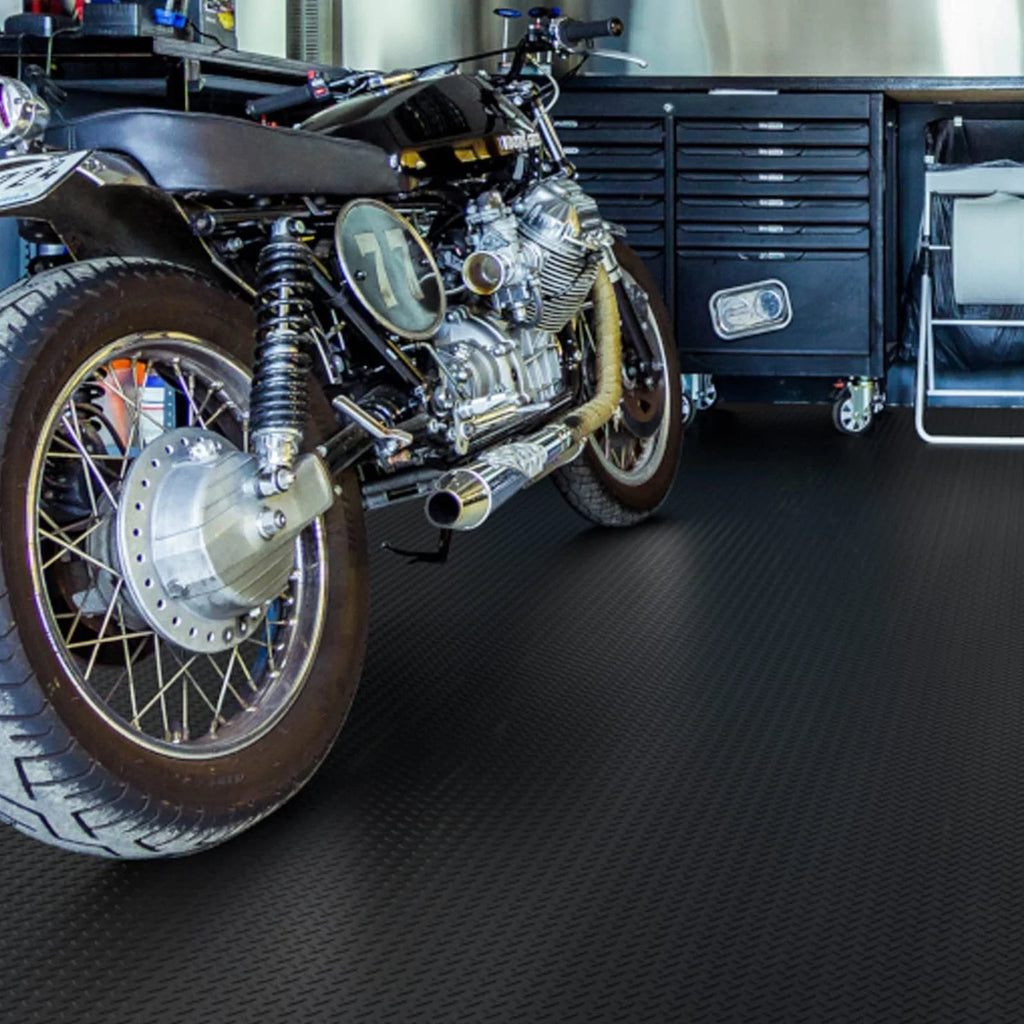 16.5ft x 3.3ft Heavy Duty Rubber Garage Floor Mat Roll N930829