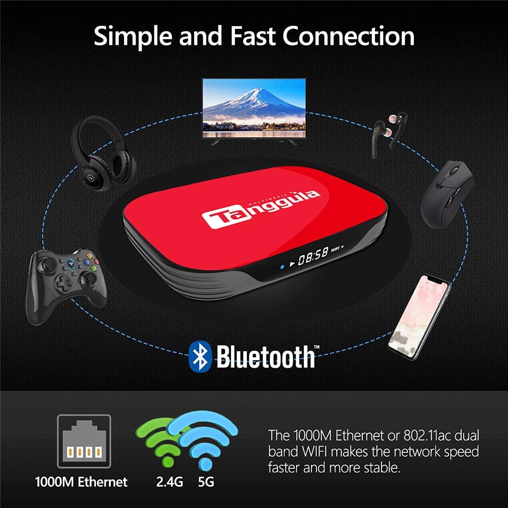 Android TV Box 4GB+128GB Media Player B3632