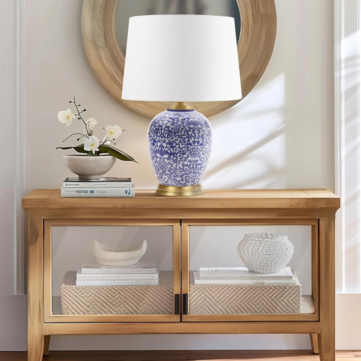 Blue Ceramic Table Lamp N247208