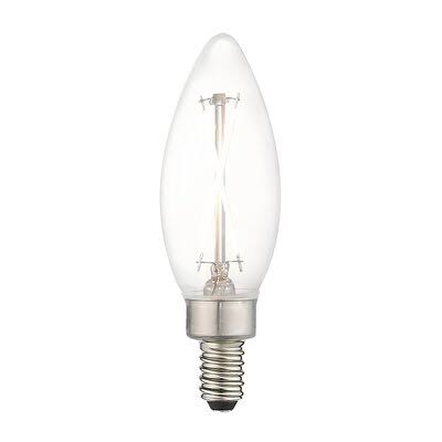 2.6 Watt B10 LED Dimmable Light Bulb Warm White E12 Candelabra Base S4299