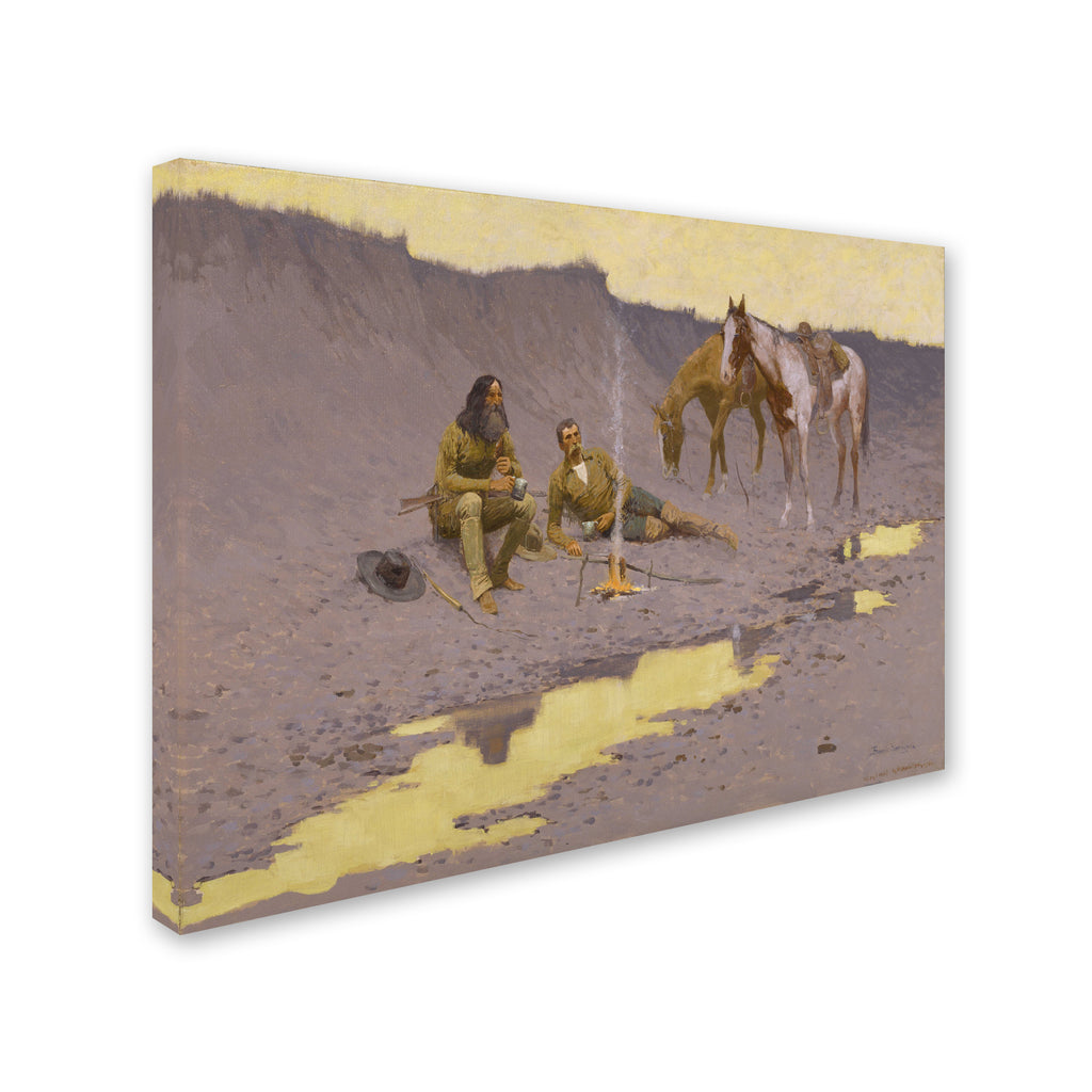 Canvas Art by Frederic Remington W11153