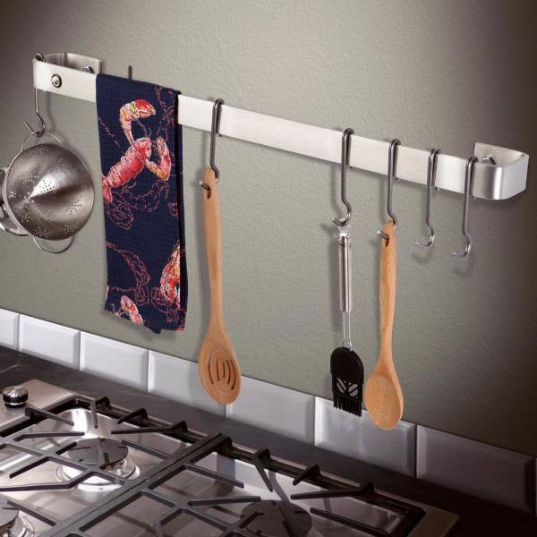 Stainless Steel Wall Pot Rack R82634