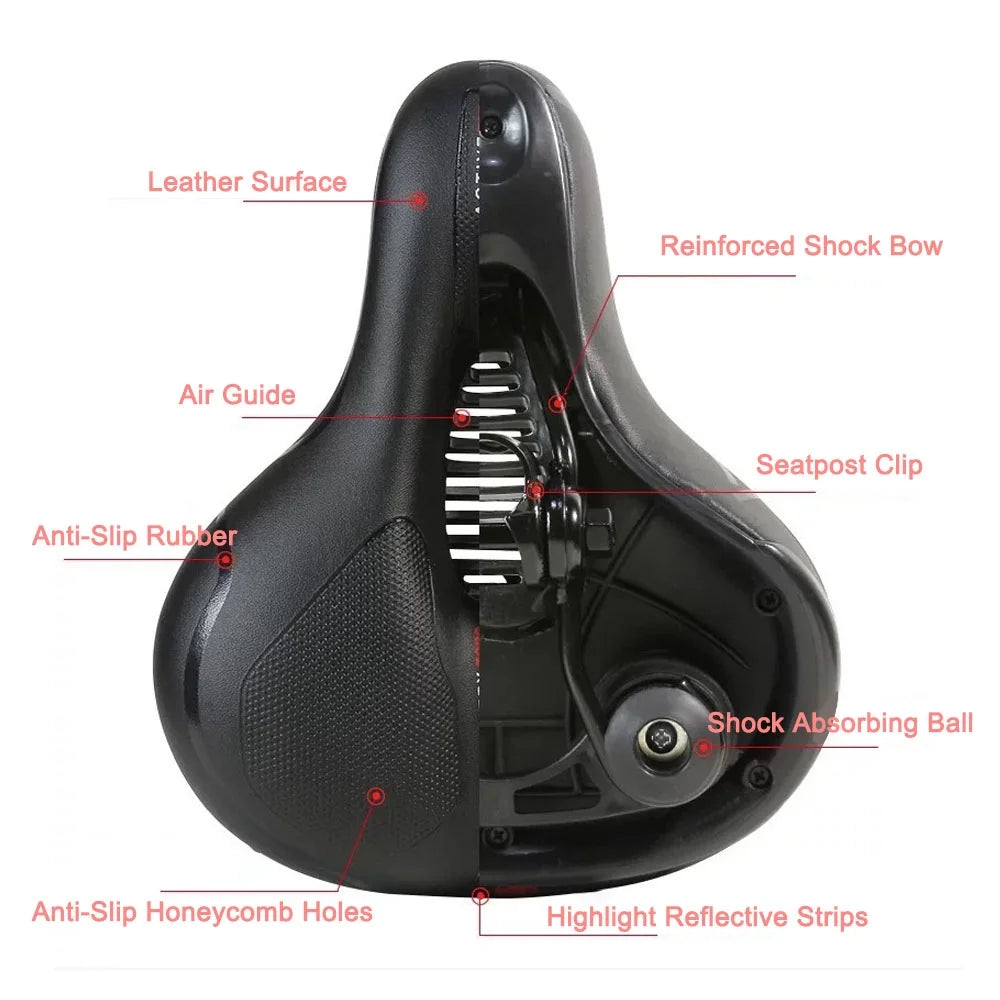 Water-Resistant MTB Bike Seat Cushion J87378