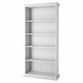 White 5 Shelf Bookcase T822