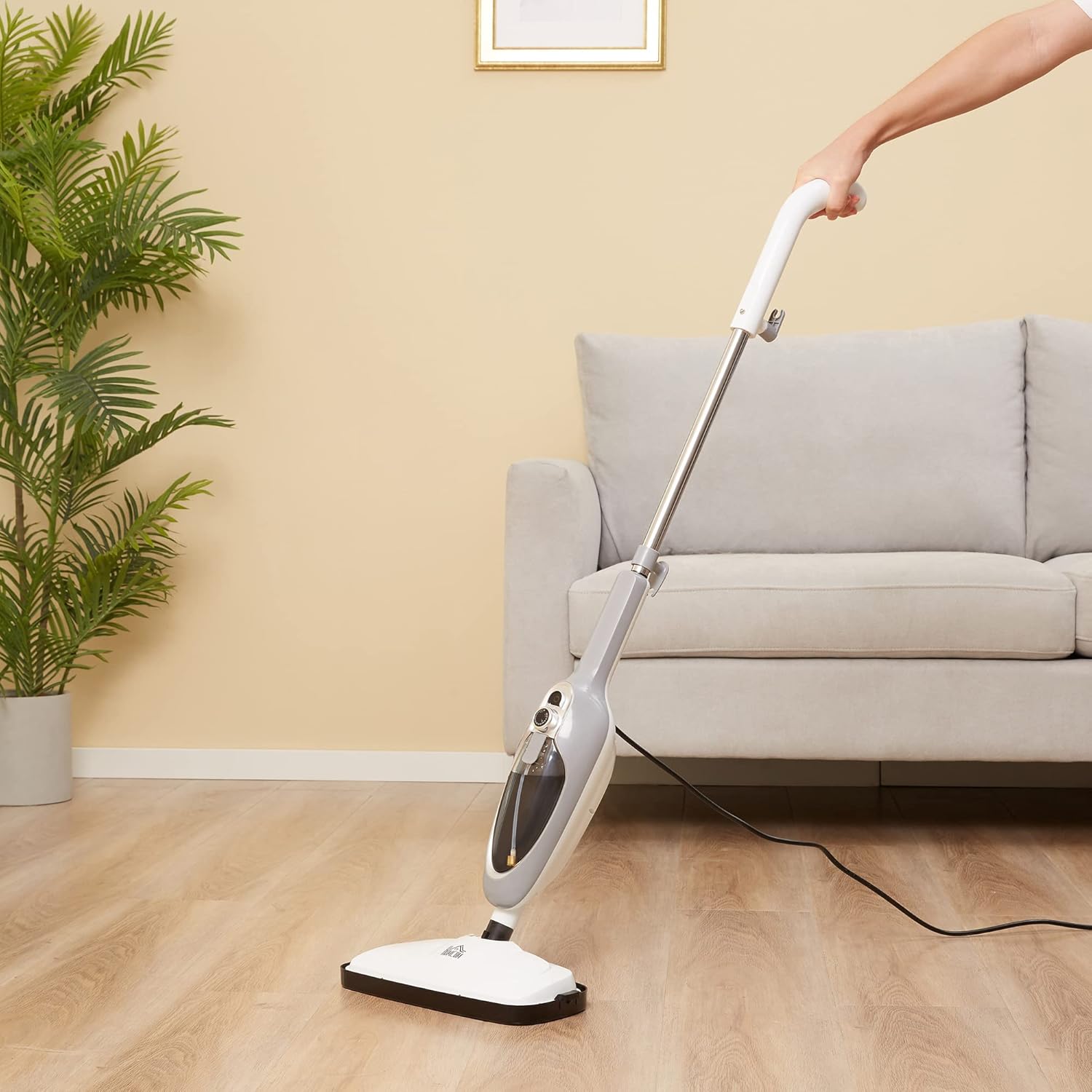 White / Grey 10-in-1 Steam Mop T68085