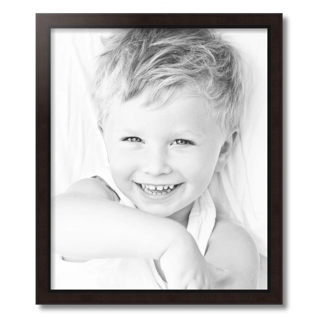20x24 Inch Windsor Walnut Picture Frame with Plexi Glass F965