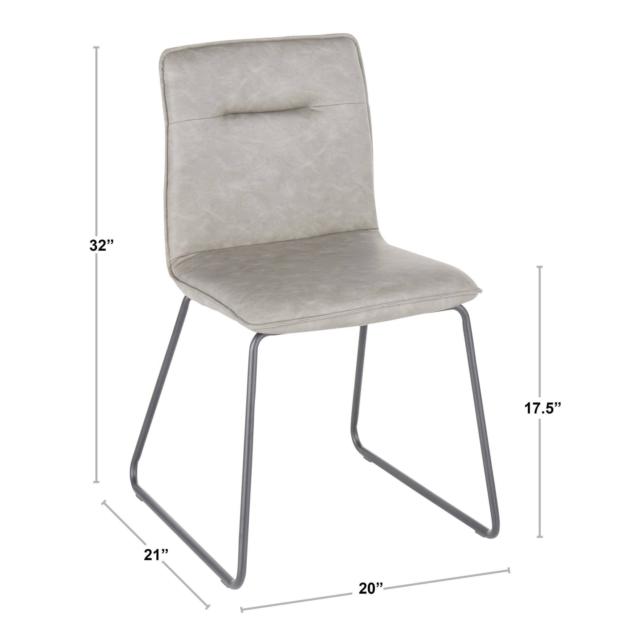 Black Espresso Chair Set of 2 J535