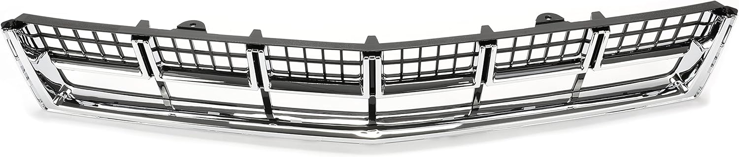 Silvery ABS Front Lower Mesh Grill Pack of 2 E50197