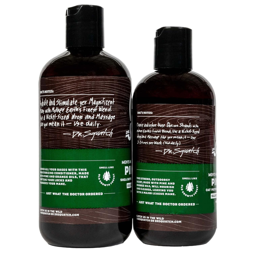Men's Natural Bar Soap Pine Tar Bar Soap and Pine Tar Hair Care Shampoo and Conditioner Pack of 2 N832148
