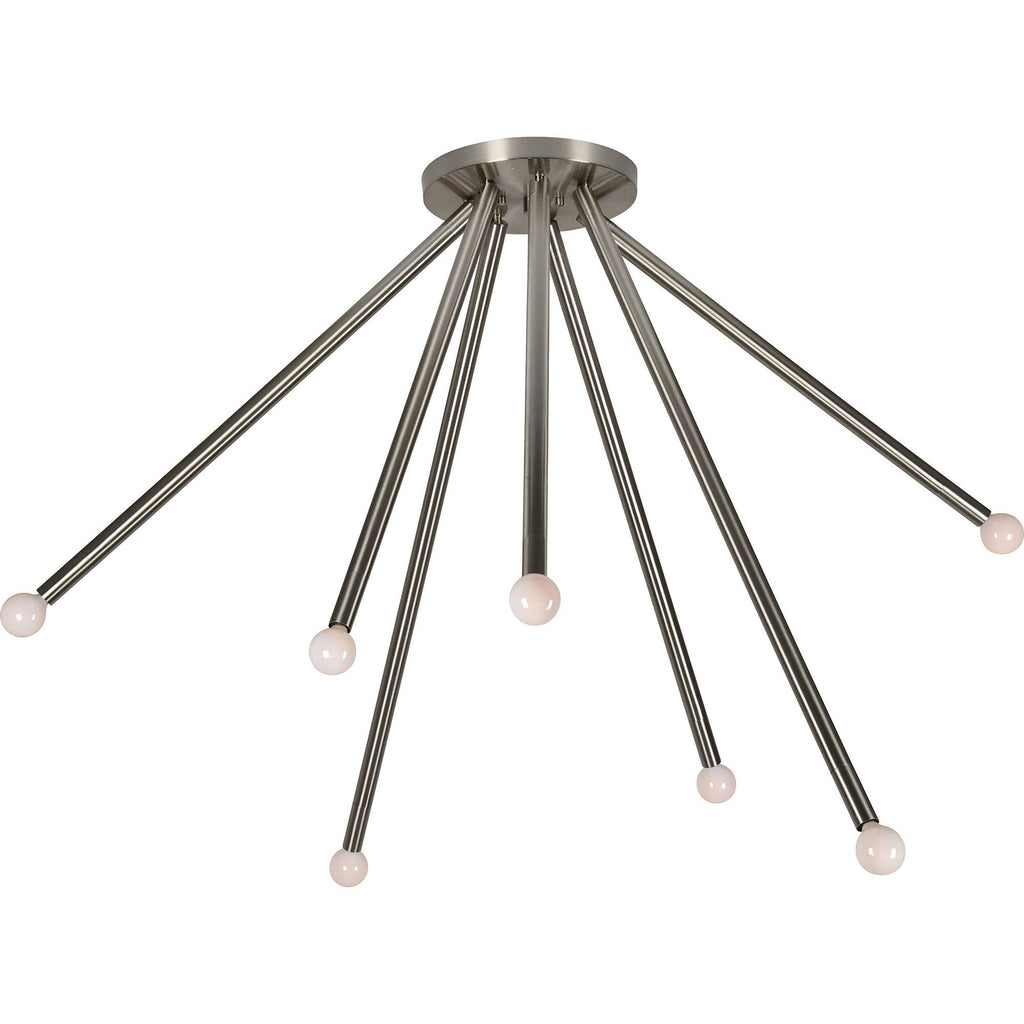 Satin Nickel Ceiling Fixture C7973