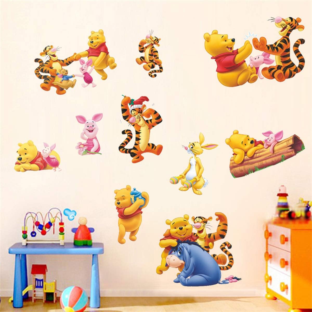 Pack of 2 Self-Adhesive PVC Wall Sticker O9558