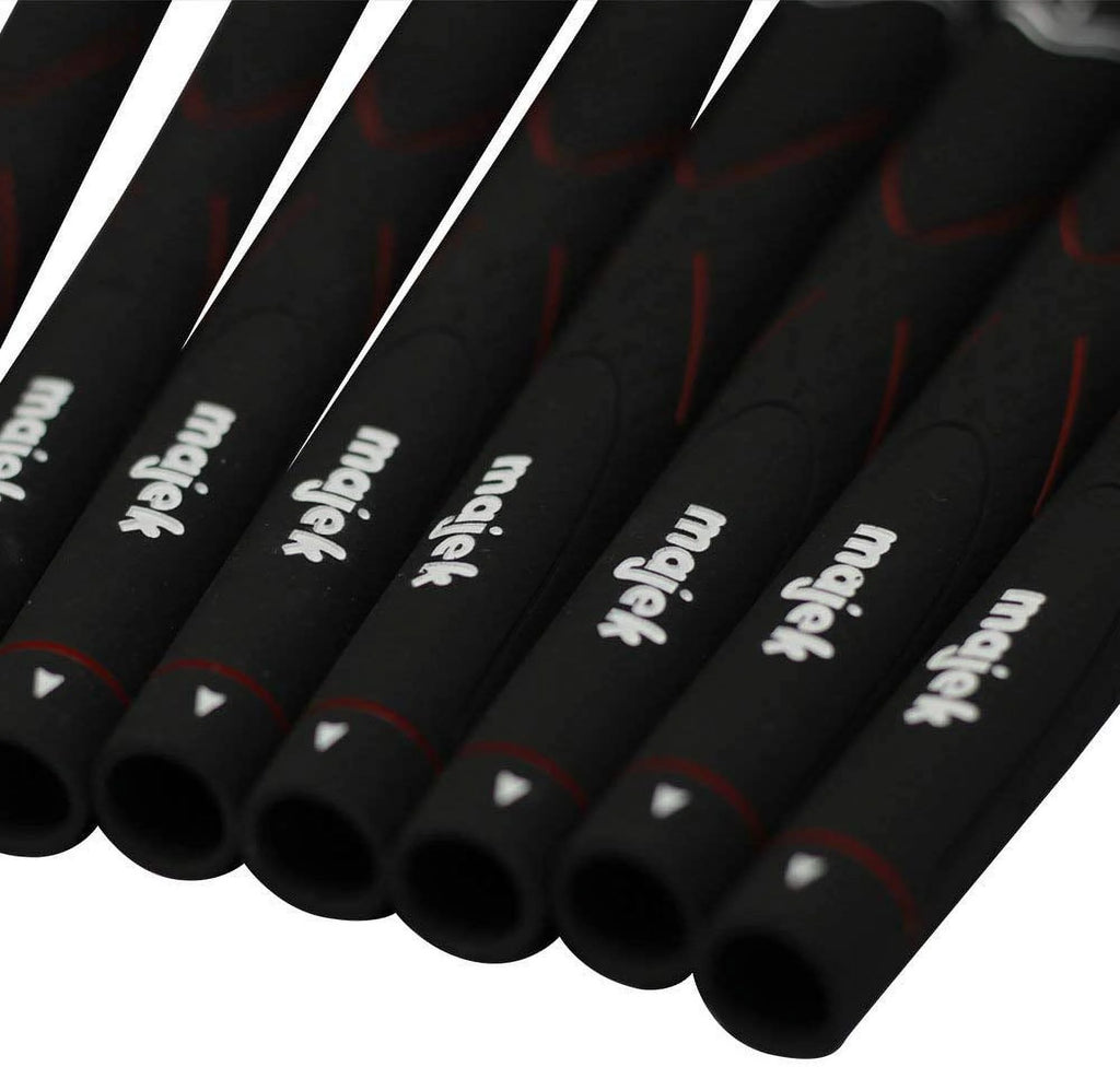 Midsize Black Golf Grips Kit with Grip Tape and Clamp Y81084