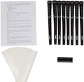 Midsize Black Golf Grips Kit with Grip Tape and Clamp Y81084