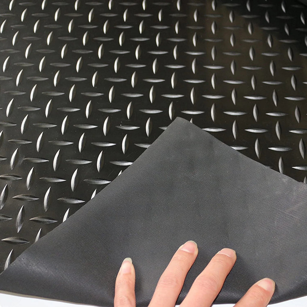 16.5ft x 3.3ft Heavy Duty Rubber Garage Floor Mat Roll N930829