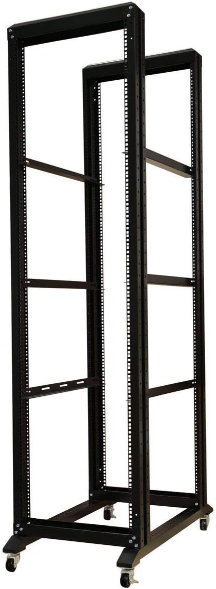 4 Post 19 inch Adjustable Cold Rolled Steel Server Rack T4417