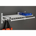 Aluminum Wall Mount Coat Rack with Hanger Rod and Coat Hook Strip G8168