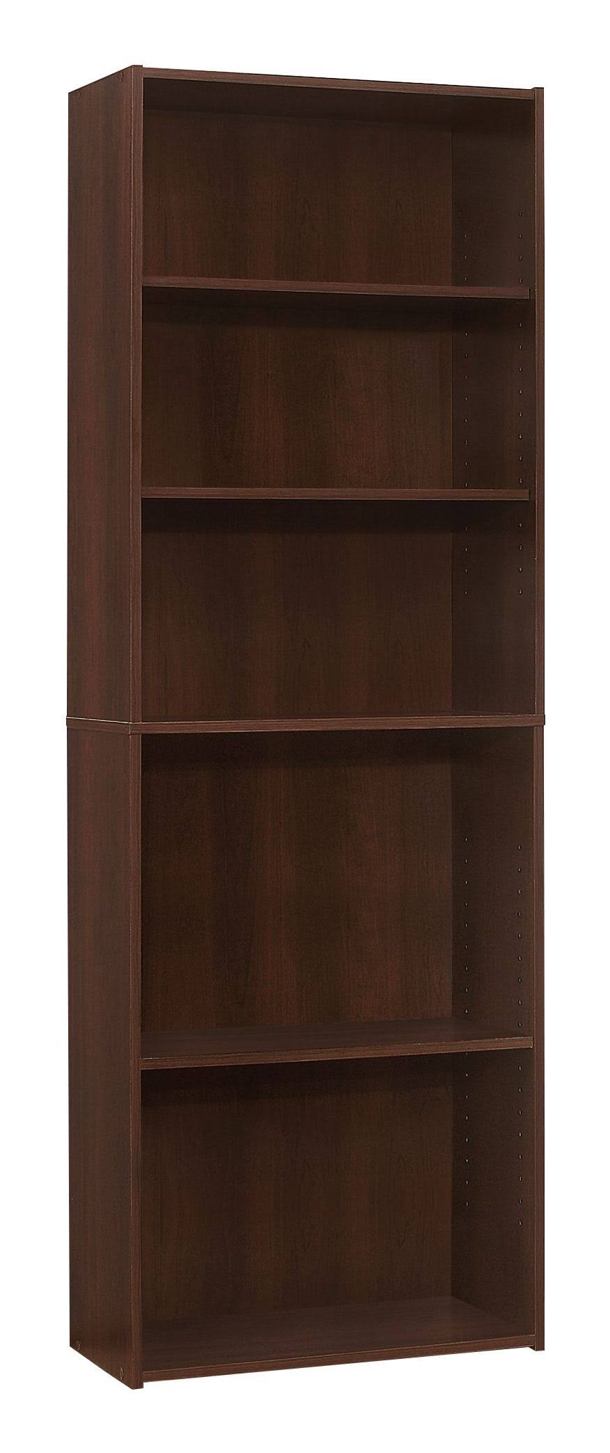 Cherry 72 inch 5 Shelves Bookcase S82820