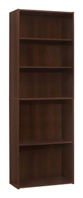 Cherry 72 inch 5 Shelves Bookcase S82820