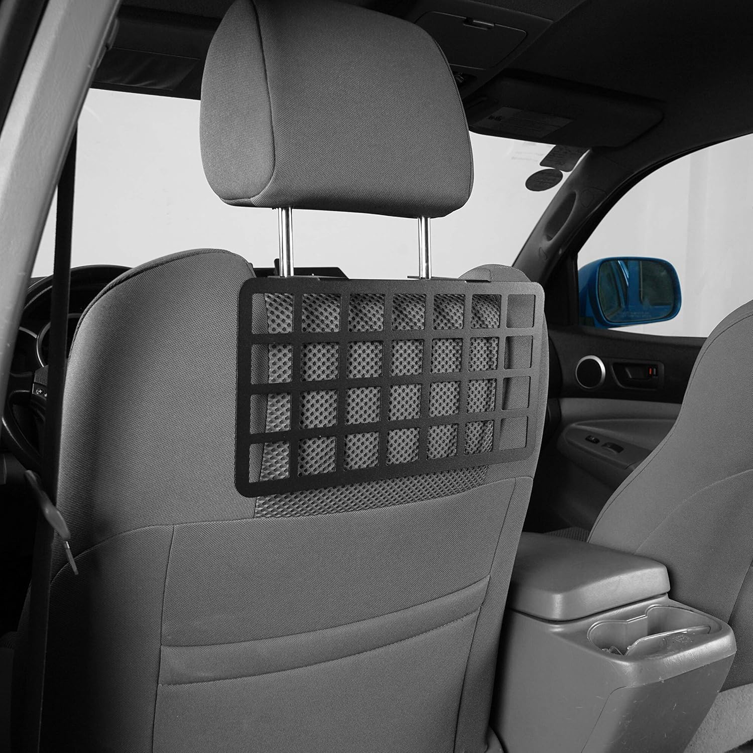 2PCS MOLLE Panel Seat Headrest Storage Metal Shelf for Toyota Tacoma 2005-2022 P617103