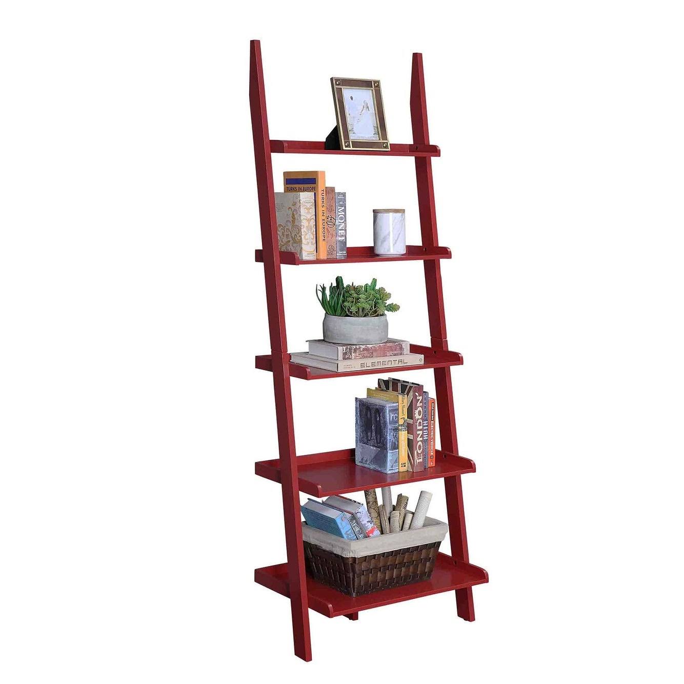 Cobalt Blue Ladder Bookshelf Z703