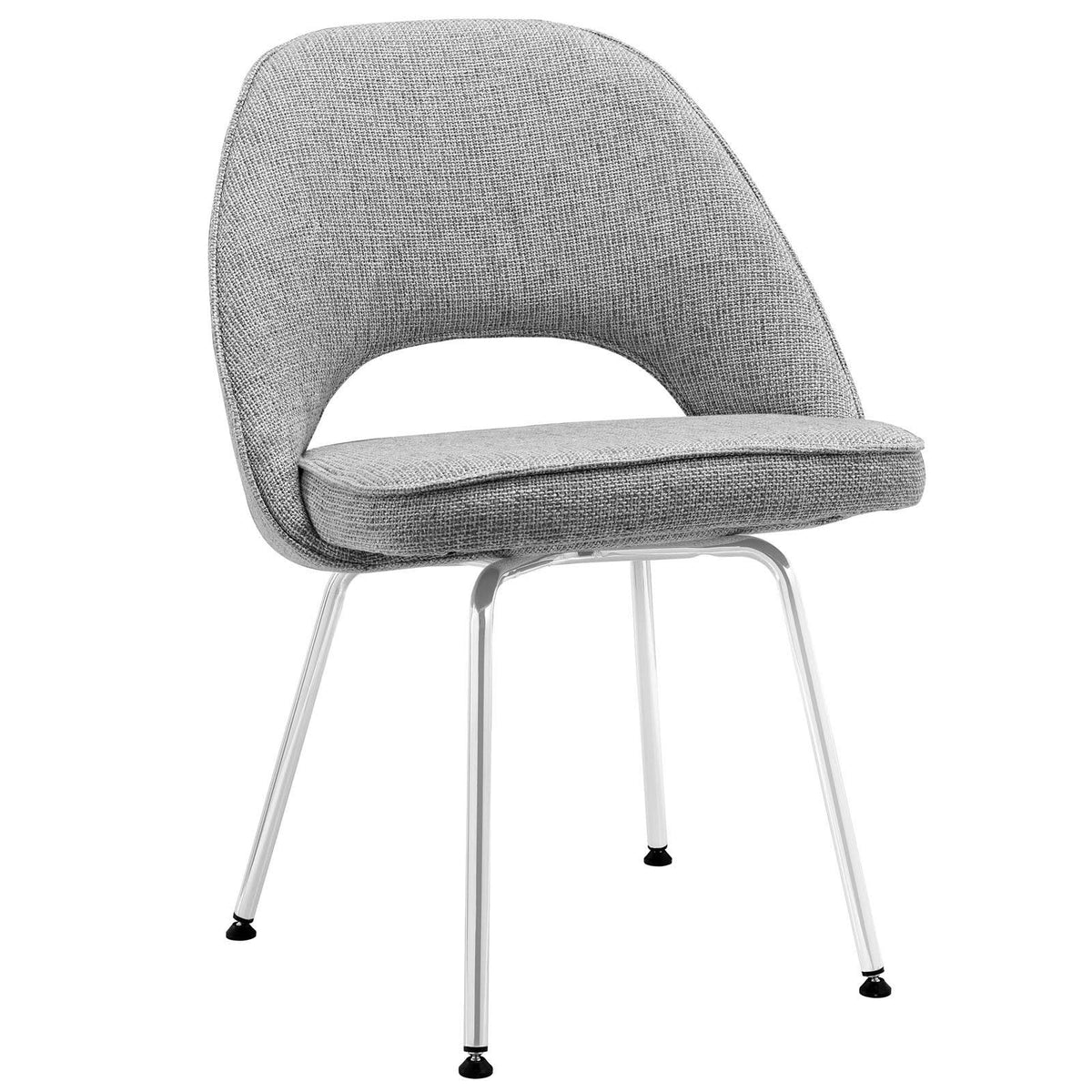 Oatmeal Fabric Dining Side Chair T5497