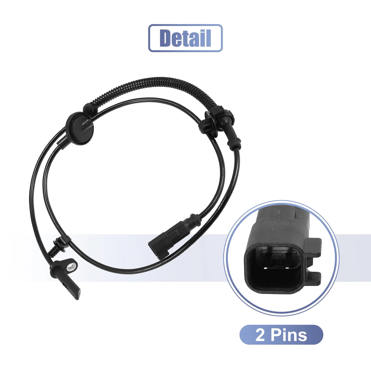 2pcs Front Left Right ABS Wheel Speed Sensor for Chevrolet Traverse 2009-2017 for GMC Acadia 2007-2016 C63253
