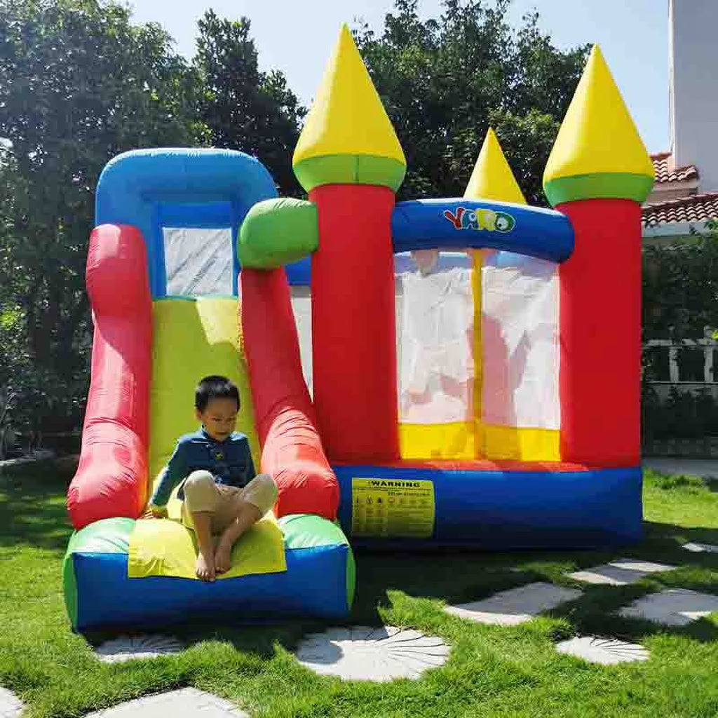 Inflatable Bounce House with Slide and Air Blower W751851
