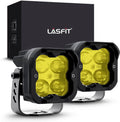 Yellow LED Pods Fog Lights 3 inch 18W (Pair) M81746