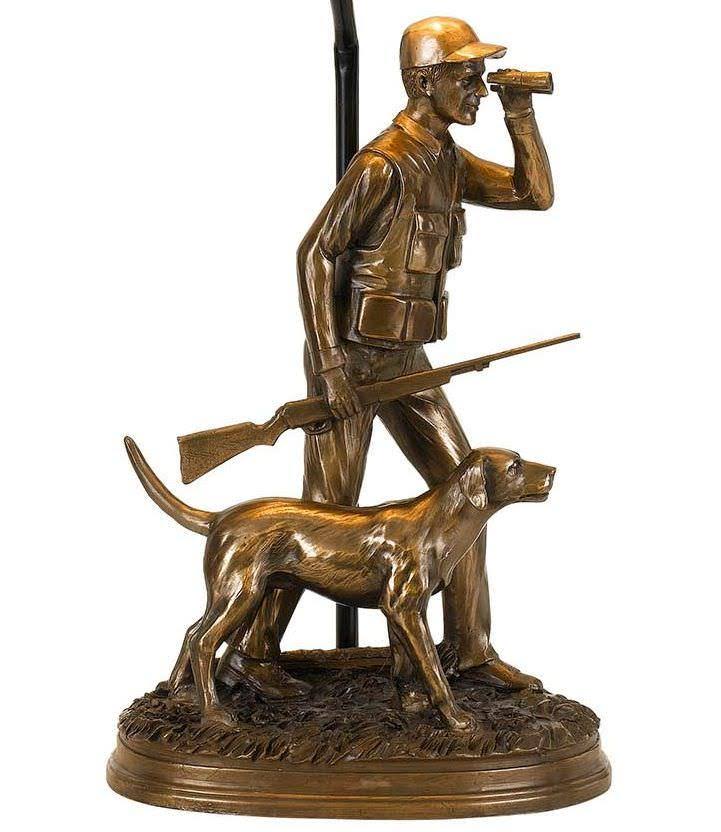 Cast Bronze Resin Table Lamp T589