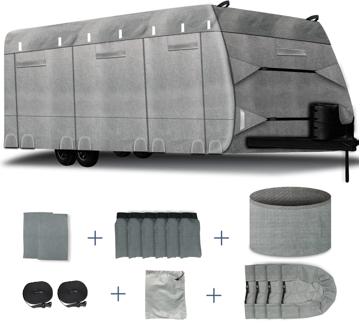 6 Layers Windproof Anti-Scratch UV Resistant RV Cover B139