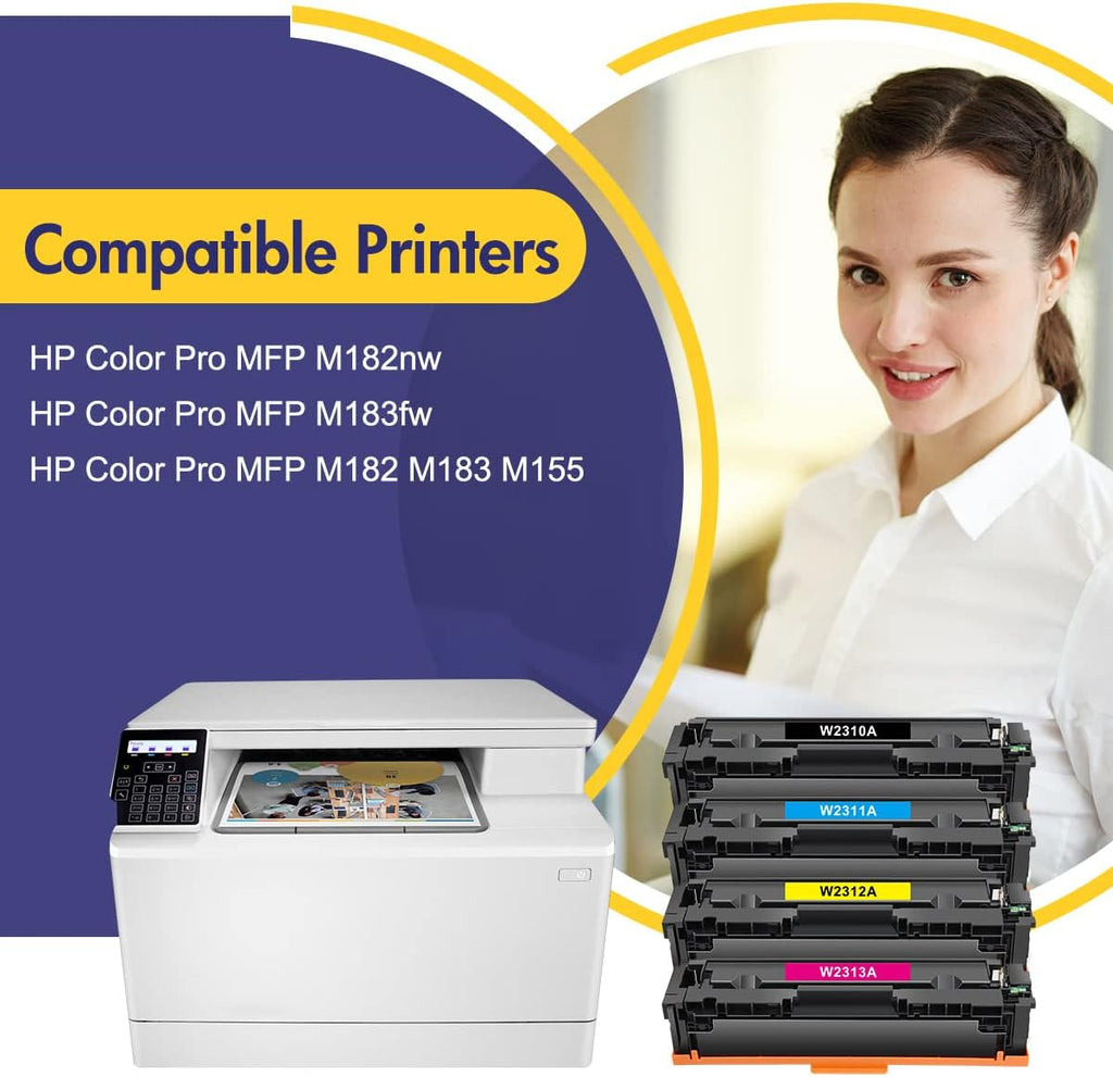 4-Pack Black Cyan Yellow Magenta Toner Cartridge G32347