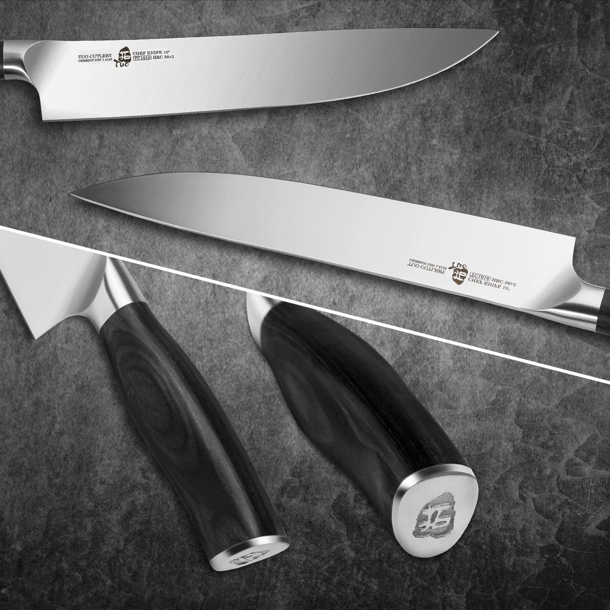 10 inch German Stainless High Carbon Steel Chef Knife P180609