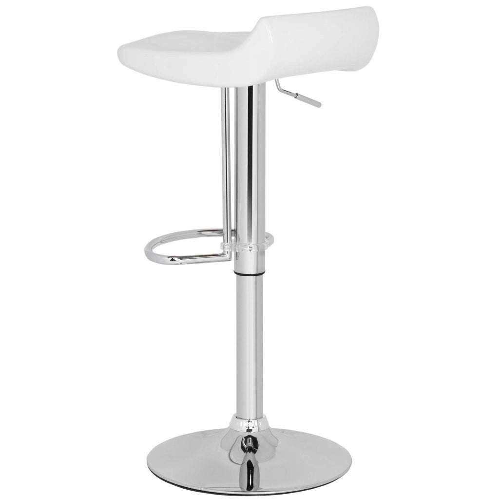 White Swivel Bar Stool L4762