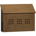 Antique Brass Horizontal Mailbox G71283