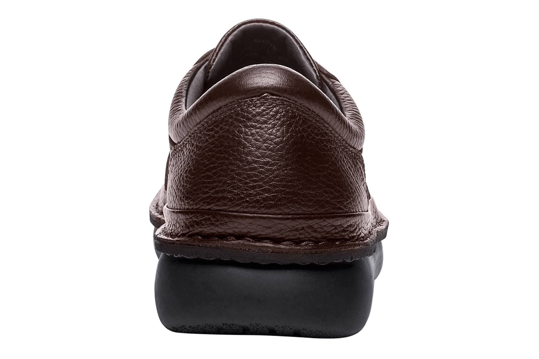 Brown Grain Leather Shoes H946