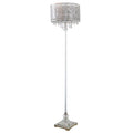 Crystal and Polished Nickel Floor Lamp P620146