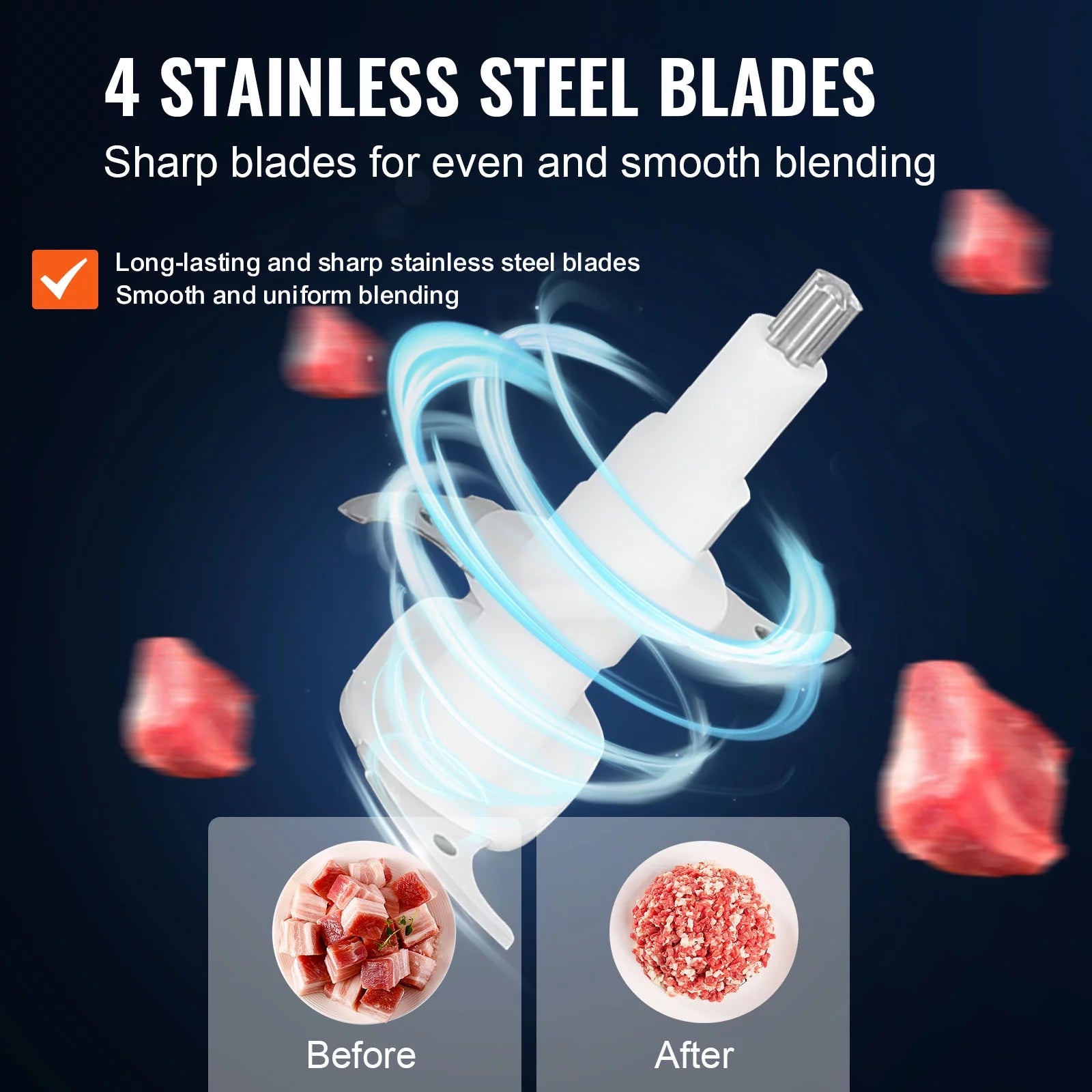 2.5 Cup Glass Electric Food Chopper R54196
