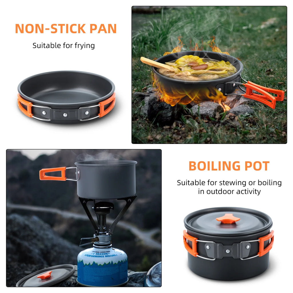 16pcs Camping Cookware Set O49811