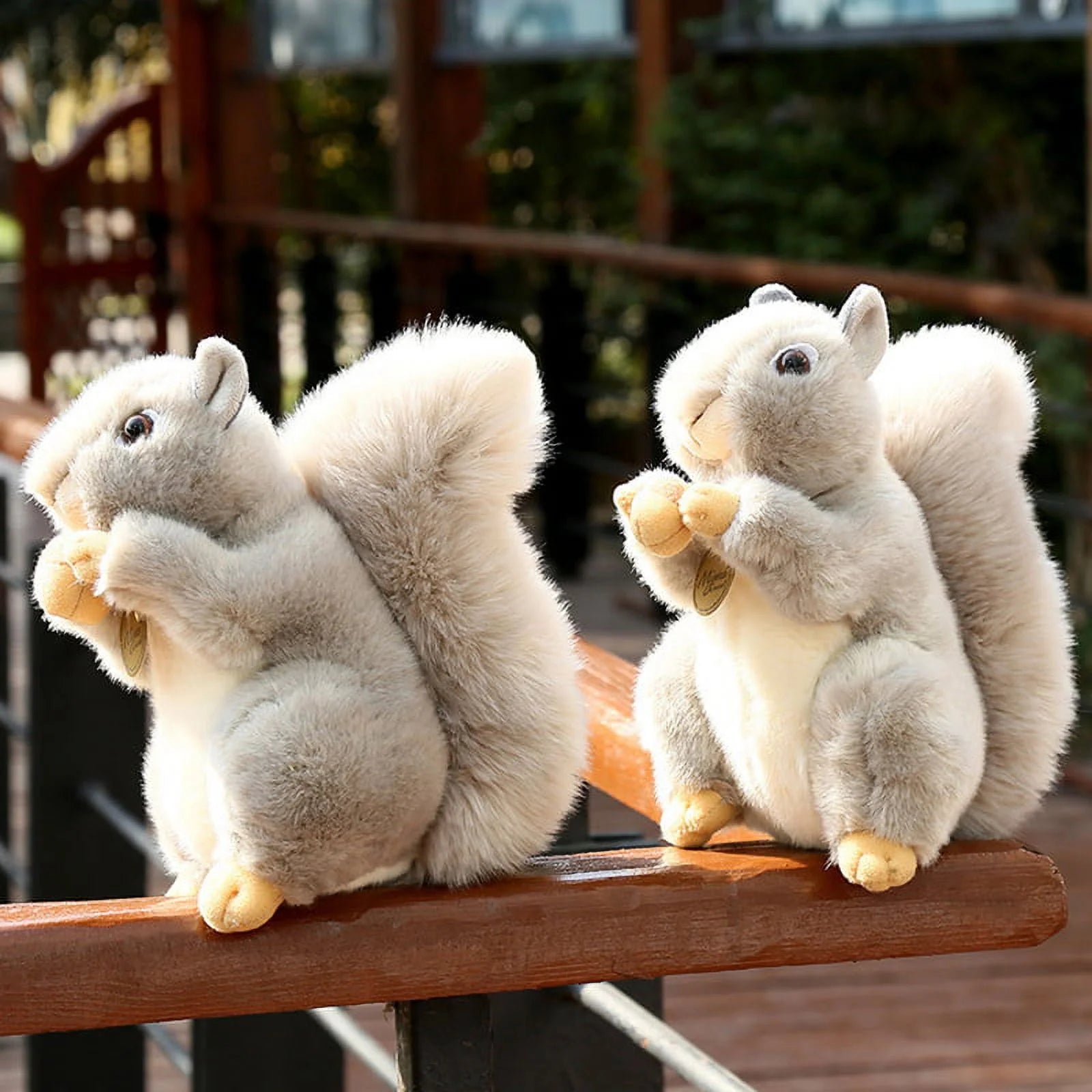 20cm Plush Squirrel Stuffed Doll Throw Pillow S703
